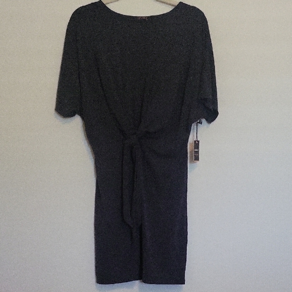 Forever 21 Black Tie-Back Dress
